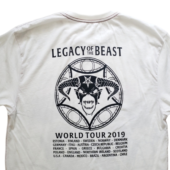 ‼️SOLD‼️ Rare Iron Maiden 2019 World Tour Concert Legacy of the beast All over - Picture 8 of 10